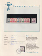 Württemberg 241-250 Postfrisch Borek Garantie #KZ196 - Postfris