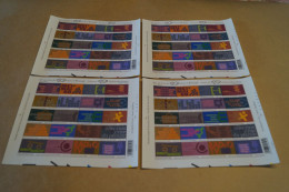 4 Feuilles De 20 Timbres ( 80 Timbres),le Tour Du 20 Iem. Siècle,2002,superbe état Pour Collection,Mint - 1991-2000