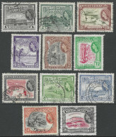 British Guiana. 1954-63 QEII. 11 Used Values To 72c. Mult Script CA W/M SG 331etc. M6133 - Guyana Britannica (...-1966)