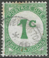 British Guiana. 1940-55 Postage Due. 1c Used. SG D1. M6135 - Guyana Britannica (...-1966)