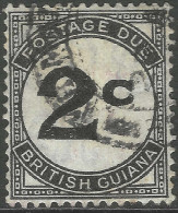 British Guiana. 1940-55 Postage Due. 2c Used. SG D2. M6136 - Guyana Britannica (...-1966)