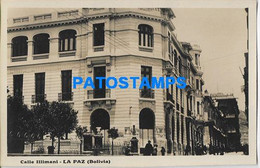 170704 BOLIVIA LA PAZ STREET CALLE ILLIMANI POSTAL POSTCARD - Bolivien