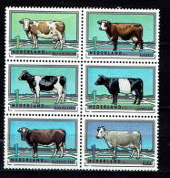 Nederland 2012 - NVPH 2973/2978 - Nederlandse Rundveerassen, Vaches, Cows  - MNH - Ongebruikt