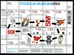 Nederland 2012 - NVPH 2989/2998 - Blok Block - Stedelijk Museum Amsterdam, Musée - MNH - Ongebruikt