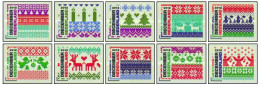 Nederland 2012 - NVPH 3002/3011 - Serie Kerstmiszegels, Christmas - MNH - Nuevos