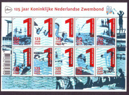 Nederland 2013 - NVPH 3079/3088 - Blok Block - Sport - Zwemmen, Swimming, Nager  - MNH Postfris - Neufs