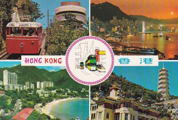 Multiview - HONG KONG  - China - Unused Postcard HK3 - Cina (Hong Kong)