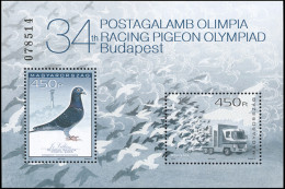 Hungary 2015. 34th Racing Pigeon Olympiad (MNH OG) Souvenir Sheet - Neufs