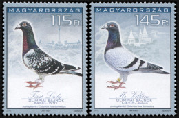 Hungary 2015. 34th Racing Pigeon Olympiad (MNH OG) Set Of 2 Stamps - Neufs