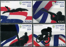 Cyprus 2024. Summer Olympic Games 2024 - Paris (MNH OG) Set Of 4 Stamps - Unused Stamps