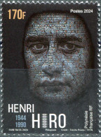 French Polynesia 2024. Henri Hiro, Poet And Film Director (MNH OG) Stamp - Unused Stamps