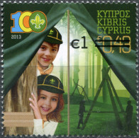 Cyprus 2024. Cyprus Scouts Association (overprint) (MNH OG) Stamp - Unused Stamps