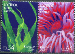 Cyprus 2024. Underwater Flora And Fauna (MNH OG) Stamp - Nuovi