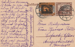 Sarre Entier Postal Saarbrücken 1925 - Postal Stationery