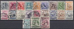 AUSTRIA 447-467,used,falc Hinged - Usados