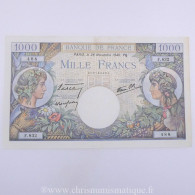 1000 Francs Commerce Et Industrie 28.11.1940, F.832/488, SUP - 1 000 F 1940-1944 ''Commerce Et Industrie''