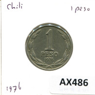 1 PESO 1976 CHILE Coin #AX486.U.A - Cile