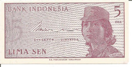 INDONESIA 5 SEN 1964 - Indonesia