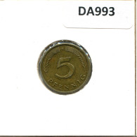 5 PFENNIG 1987 F WEST & UNIFIED GERMANY Coin #DA993.U.A - 5 Pfennig