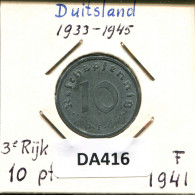 10 REICHSPFENNIG 1941 F ALLEMAGNE Pièce GERMANY #DA416.2.F.A - 10 Reichspfennig