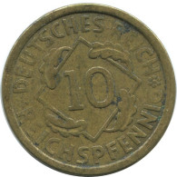 10 REICHSPFENNIG 1924 A ALEMANIA Moneda GERMANY #AD575.9.E.A - 10 Renten- & 10 Reichspfennig