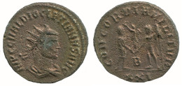 DIOCLETIAN ANTONINIANUS Cyzicus B/xxi AD306 Concord 3.4g/22mm #NNN1729.18.F.A - The Tetrarchy (284 AD To 307 AD)