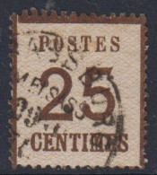 Alsace Lorraine N° 7 Oblitéré - Cote : 135 € - Usati