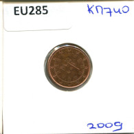 1 EURO CENT 2009 PORTUGAL Pièce #EU285.F.A - Portugal