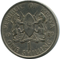 1 SHILLING 1989 KENIA KENYA Münze #AZ190.D.A - Kenia