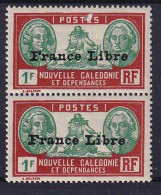 Nouvelle Calédonie                Paire Du   217 **  "France Libre" - Unused Stamps