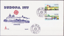 Europa CEPT 1977 Malte - Malta FDC2 Y&T N°549 à 550 - Michel N°554 à 555 - 1977