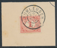 Grootrondstempel Nieuwleusen 1912 - Marcophilie