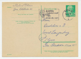 Card / Postmark Germany / DDR 1957 Scrap Metal - Recycling - Umweltschutz Und Klima