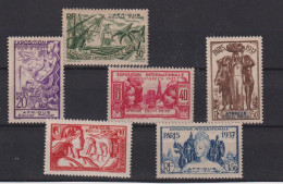 AEF 1937 Expo Paris 27-32, 6 Val * Charnière Infime MH - Unused Stamps