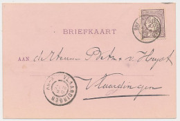 Trein Kleinrondstempel Breda - Vlissingen V 1899 - Cartas & Documentos