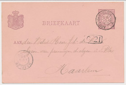 Castricum - Trein Kleinrondstempel Amsterdam - Helder A 1895 - Cartas & Documentos