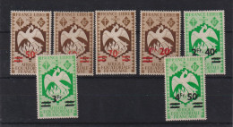 AEF 1945 Série Londres Surchargée 198-205, 8 Val ** MNH - Neufs