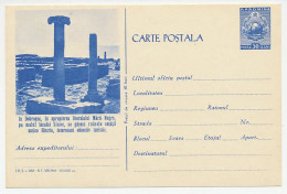 Postal Stationery Rumania 1961 Histria - Roman Citadel - Archeologia