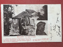 Cartolina - Mulazzo ( Massa-Carrara ) - La Casa Di Dante - 1902 - Massa