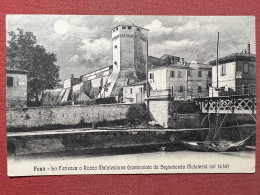 Cartolina - Fano ( Pesaro E Urbino ) - La Fortezza O Rocca Malatestiana - 1914 - Pesaro