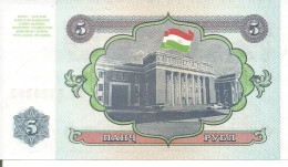 TAJIKISTAN 5 RUBLES 1994 - Tagikistan