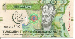 TURKMENISTAN 1 MANAT 2017 - Turkmenistan