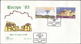 Europa CEPT 1983 Malte - Malta FDC1 Y&T N°668 à 669 - Michel N°680 à 681 - 1983