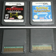 Lot De 2 Jeux Vidéo Pour Console Portable NINTENDO DS Pokemon Metroid Prime Hunters - Nintendo DS