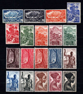 A E F - 1947 - Aspects De L' AEF  - N°208 à 226  - Neufs ** - MNH - Unused Stamps