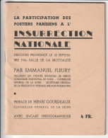 Fixe France WW2 Libération La Participation Des POSTIERS à L'INSURRECTION NATIONALE 1944 - 1939-45