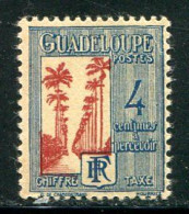 GUADELOUPE- Taxe Y&T N°26- Neuf Avec Charnière * - Timbres-taxe