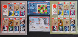 J.O.SAPPORO72 . DISCIPLINAS DEVERSQAS JAPONESAS-M.1353/59  1361/67 B 161 Y B162- MNH - Winter 1972: Sapporo