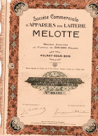 MELOTTE - Commerciale D'Appareils De Laiterie - Agriculture