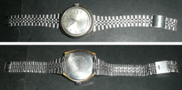 Ancienne Montre Automatique, SAVIEM Orléans, Bracelet Métal Dateur Automatic - Montres Anciennes